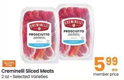 Albertsons Creminelli sliced meats offer