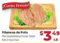 Supermercado El Rancho Milanesa de Pollo offer