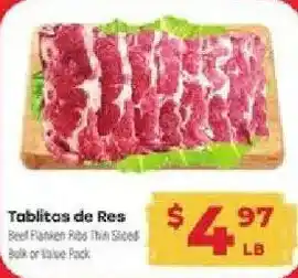 Supermercado El Rancho Tabilitas de Res offer