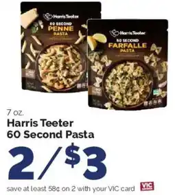 Harris Teeter Harris Teeter 60 Second Pasta offer