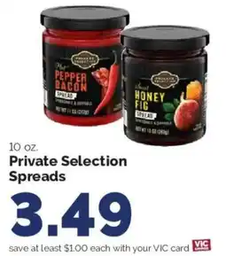 Harris Teeter Private Selection Spreads offer