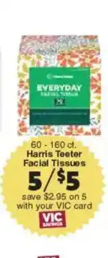 Harris Teeter Harris Teeter Facial Tissues offer