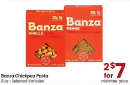Albertsons Banza Chickpea Pasta offer