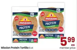 Albertsons Mission Protein Tortilla offer