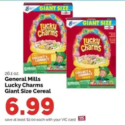 Harris Teeter General Mills Lucky Charms Cereal offer