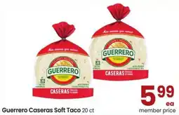 Albertsons Guerrero Caseras Soft Taco offer