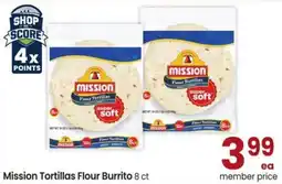 Albertsons Mission Tortillas Flour Burrito offer