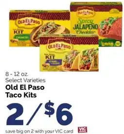 Harris Teeter Old El Paso Taco Kits offer