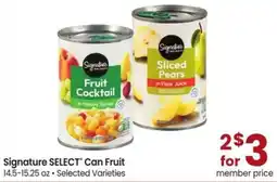 Albertsons Signature Select Can Fruit offer