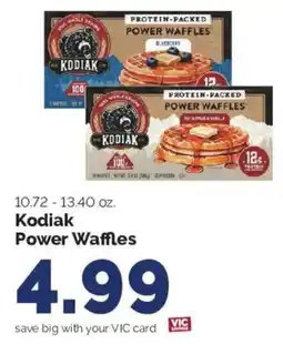 Harris Teeter Kodiak Power Waffles offer
