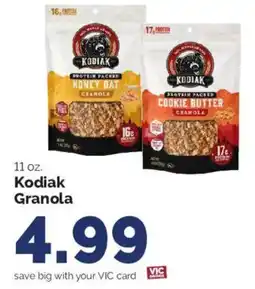 Harris Teeter Kodiak Granola offer