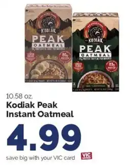 Harris Teeter Kodiak Peak Instant Oatmeal offer
