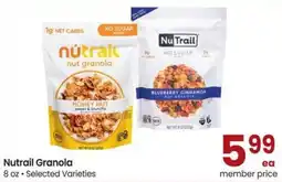 Albertsons Nutrail Granola offer