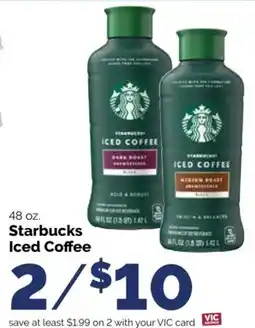 Harris Teeter Starbucks Iced Coffee offer