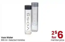 Albertsons Voss Water offer