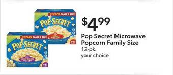 Publix Pop Secret Microwave Popcorn Family Size offer