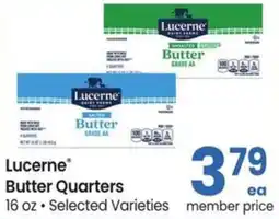 Albertsons Lucerne Butter Quarters offer