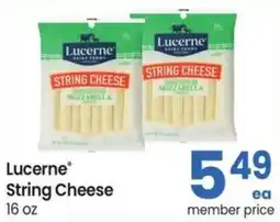 Albertsons Lucerne String Cheese offer