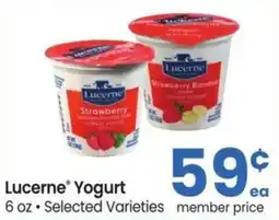 Albertsons Lucerne Yogurt offer