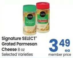 Albertsons Signature SELECT Grated Parmesan Cheese offer