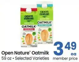 Albertsons Open Nature Oatmilk offer