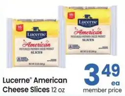 Albertsons Lucerne American Cheese Slices offer