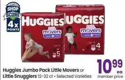 Albertsons Huggies Jumbo Pack Little Movers or Little Snugglers offer