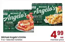 Albertsons Michael Angelo's Entrée offer