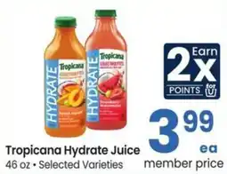 Albertsons Tropicana Hydrate Juice offer