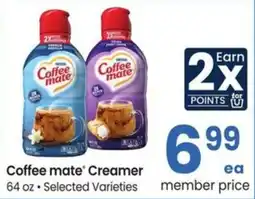 Albertsons Coffee mate Creamer offer