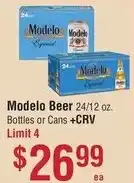Smart & Final Modelo Beer offer