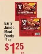 Smart & Final Bar S jumbo meat franks offer