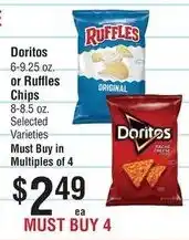 Ruffles or Doritos Chips