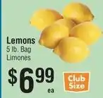 Smart & Final Lemons offer