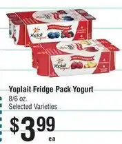 Smart & Final Yoplait Fridge Pack Yogurt offer