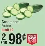 Smart & Final Cucumbers offer