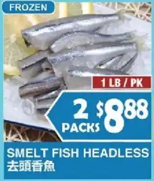 Smelt Fish Headless
