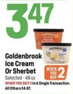 Super 1 Foods Goldenbrook ice cream or sherbet offer