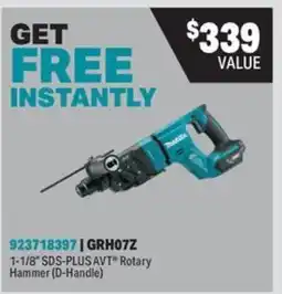 Fastenal Makita 1-1/8" SDS-PLUS AVT® Rotary Hammer (D-Handle) offer