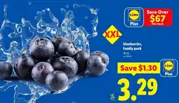 Lidl Lidl blueberries offer