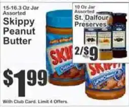 Key Food Skippy Peanut Butter offer