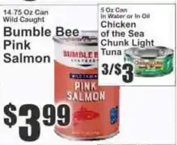 Key Food Bumble Bee Pink Salmon offer