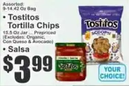 Key Food Tostitos Tortilla Chips offer