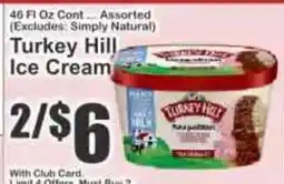 Key Food Turkey Hill ice cream offer
