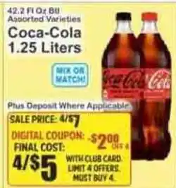 Key Food Coca-Cola offer