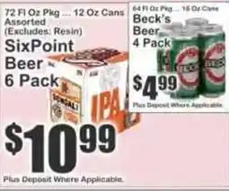 Key Food SixPoint Beer offer