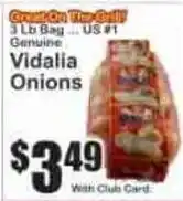 Key Food Genuine Vidalia Onions offer