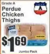 Key Food Perdue chicken thighs offer