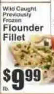 Key Food Wild Caught Previously Frozen Flounder Fillet offer