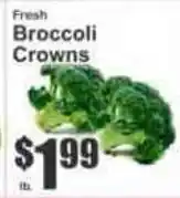 Key Food Fresh Broccoli Crowns offer